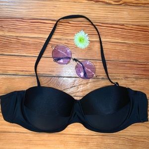 Medium Black Bikini Top